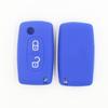 Силиконовый чехол для ключей с 2 ​​кнопками для DF Peugeot 307/308/208/207/3008/508/408 407 307 206 Citroen C4
