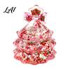 Clear Tree Sensory Toy Christmas Stress Relief Toy Slow Rebound Xmas Squeeze Elastic Toys Fidget with Glitter for Party Favors Anxiety Gadget