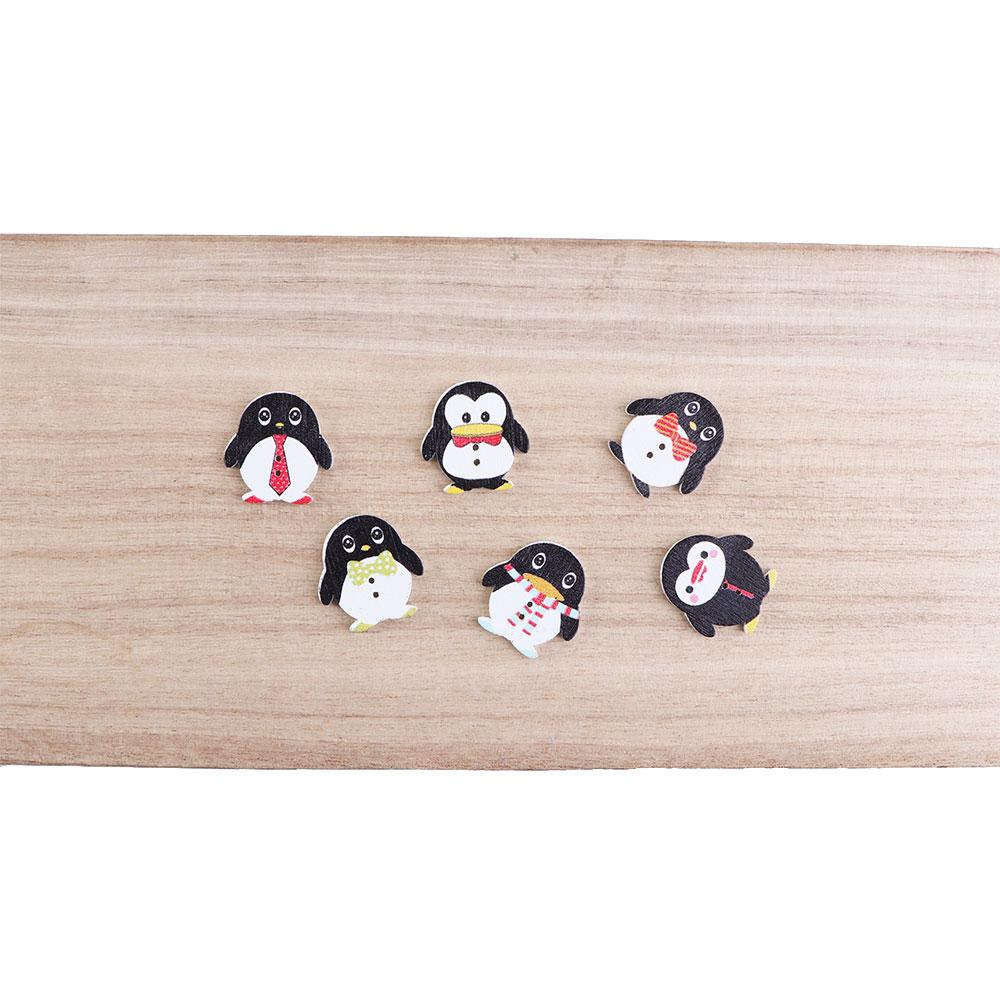 DIY Penguin Design Sewing Handwork Decor Apparel Sewing Crafts Sewing Accessories Buttons