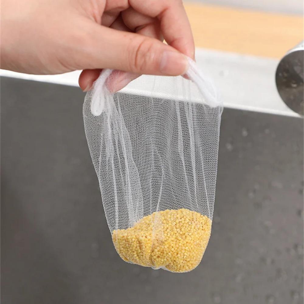500Pcs Kitchen Sink Filter Mesh Disposable Sewer Garbage Drainage Screen Sewer Kitchen Floor Drain Filter Sink Anti-Blocking Disposable Cleaning