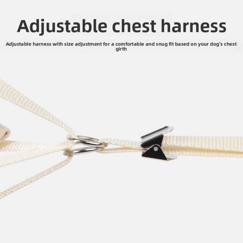 Новый поводок для маленьких собак, куртка-жилет для груди и спины собаки в форме банта