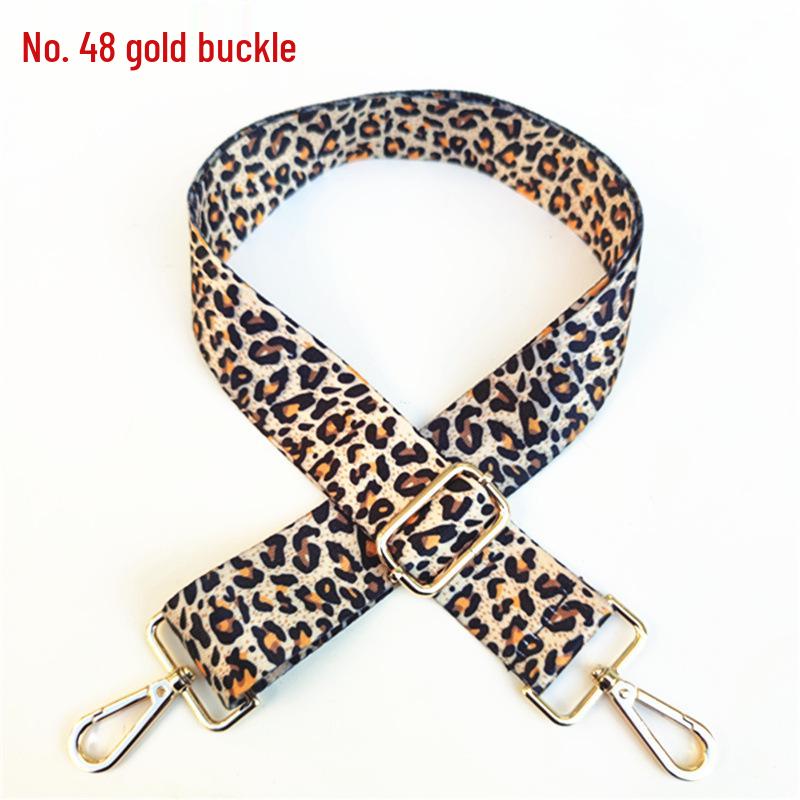 Colorful Ethnic Leopard Print Crossbody Bag Strap - Extended & Widened Replacement for Women's Shoulder Bags