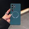 Применимо к Samsung S26Ultra Чехол-кубик Рубика для мобильного телефона Жидкий Магнитная присоска S25Ultra Матовый A57 Защитный чехол от падения