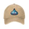 Винтажная Кепка-бейсболка A slime draws near Dragon Quest Унисекс Стиль Вытертая Джинсовая Кепка-snapback Для активного отдыха Путешествий Подарочные Кепки Кепка