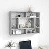 VidaXL Wall Shelf Concrete Grey 75x16x55 Cm Chipboard