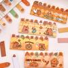 1 Piece Kawaii Stationery Kapibala Cartoon Marker Memo Pad Capybara Bookmark Flags Index Tab Sticky Notes Stickers