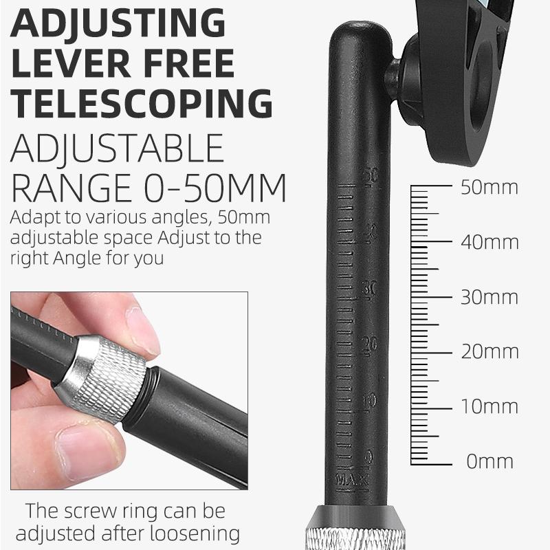 WEST BIKING Bike Handlebar Mirror Cycling Rear View Mirror 360 Degree Rotating Rearview Handlebar for Bicycle Left Right Mirror