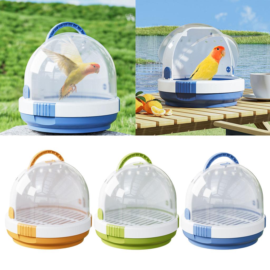 Портативная прозрачная клетка для транспортировки птиц-попугаев, вентилируемая сумка-переноска с окном, дышащая переноска для птиц, дорожная сумка