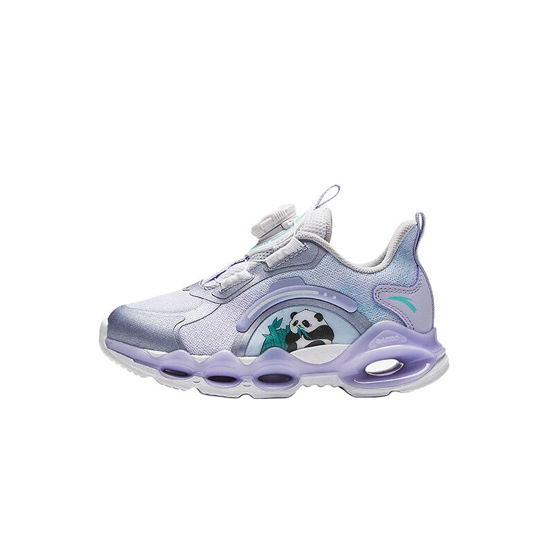 Anta Kids Energy Ring 10.0 Fashion Comfortable Physical Test Non-Slip Wear-Resistant Low-Top Running Shoes Kids Running Shoes Purple 322449901-2