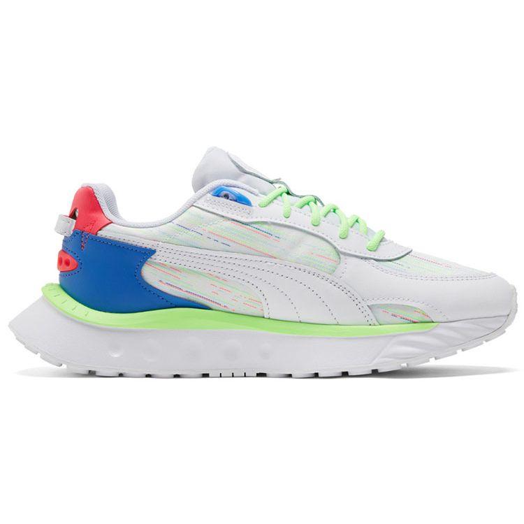 Puma Wild Rider Spectra Унисекс Белый Сине-Зеленый 382874-01