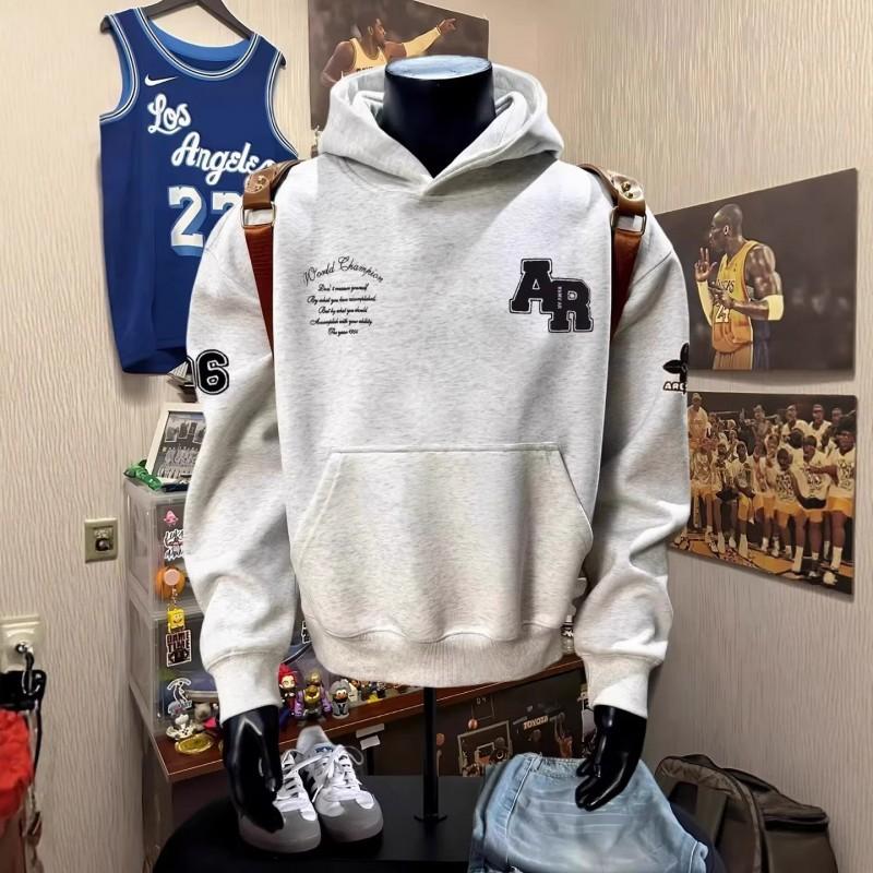 Mens Hip Hop Hoodie Retro Streetwear Sweatshirt Loose Fit Casual Top