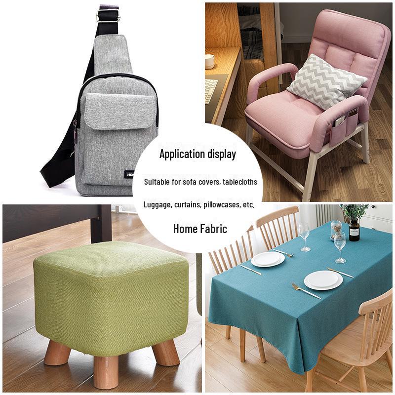 Катионная ткань из смеси хлопка и льна для диванов, скатертей и подушек