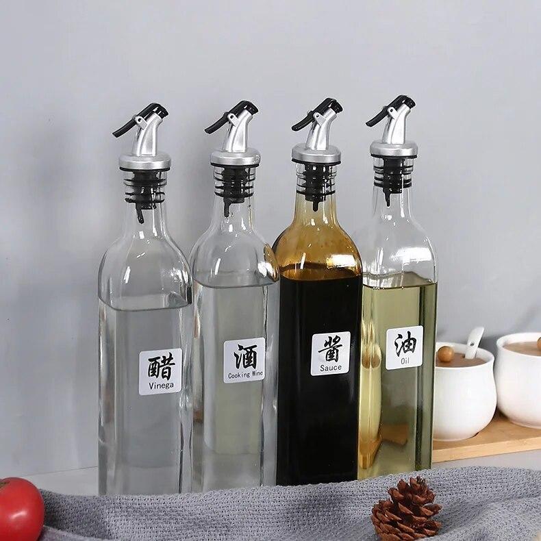 Экономичный дозатор масла с пробкой-насадкой, полезный герметичный кухонный инструмент, 1 шт., горлышко для бутылки с маслом, новые аксессуары, аксессуары для дома и быта