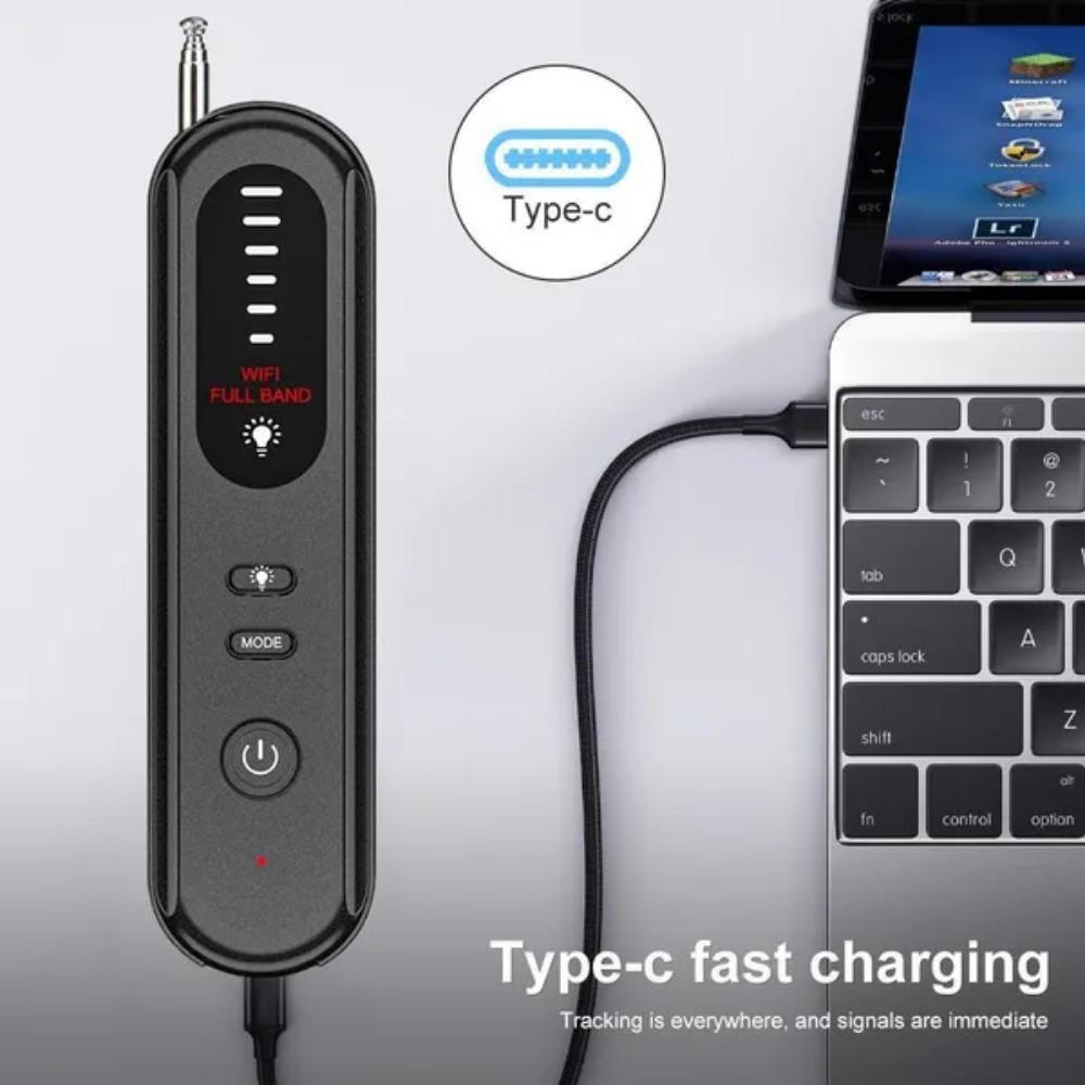 1 шт. Детекторы скрытых камер, Детектор шпионских камер, Детектор жучков, GPS-трекер, Сканер радиосигналов, Поиск подслушивающих устройств