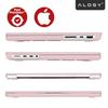 Etui Do Apple Macbook Pro 16 2021-2025 (M1/M2/M3/M4) - Elastyczna, Matowa Obudowa Ochronna, Lekka I Odporna - Alogy Airguard™ Różowy