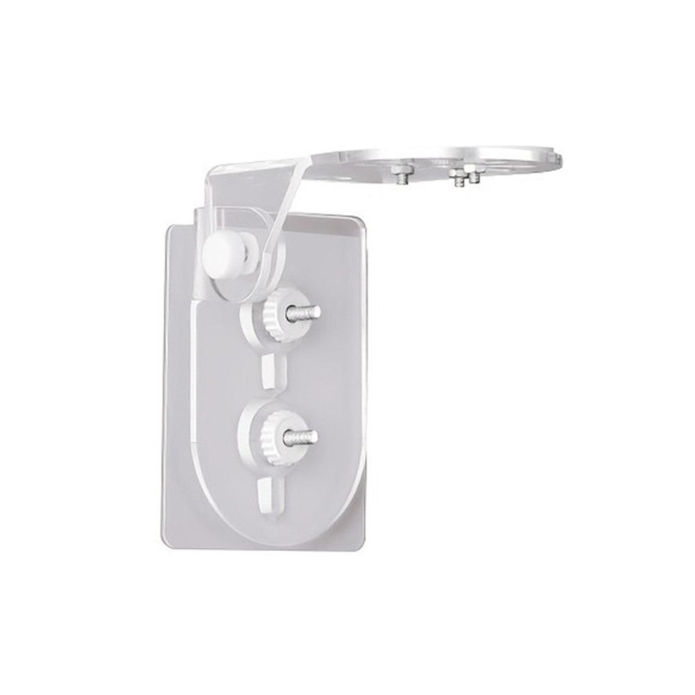 L Shape Video Surveillance Camera Mount Acrylic Clear Camera Holder Smooth Walls