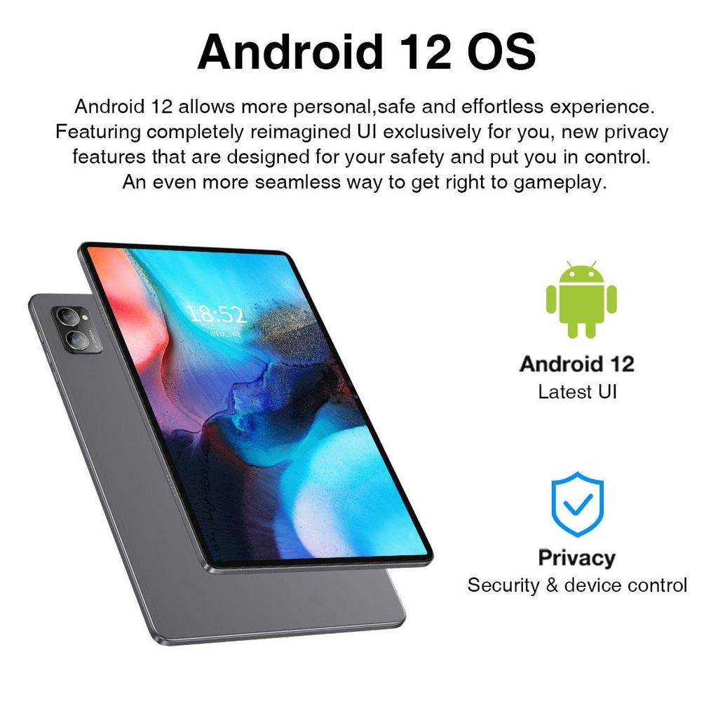 N-one Планшет Android 12 MT8183 Octa-Core 10 дюймов новейший планшетный компьютер поддержка 5G WiFi