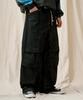 Джинсы-парашют Jemeot Mid-Wide Черные Solp2557