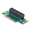 Riser-карта PCI-Express 4X, адаптер под углом 90 градусов влево, высота 1U, адаптер сокета PCIe для компьютерного сервера, высокая точность
