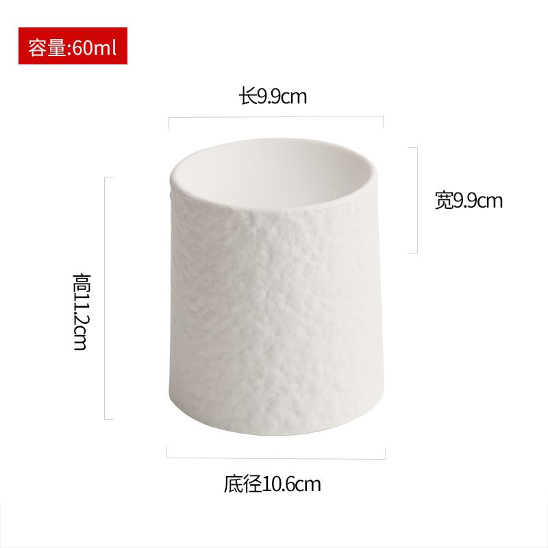 Однотонная керамическая цилиндрическая тарелка с каменным узором, креативная десертная тарелка, тарелка для суши, посуда для молекулярной кулинарии в отеле