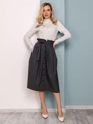 Расклешенная юбка на пуговицах ISSA Plus
