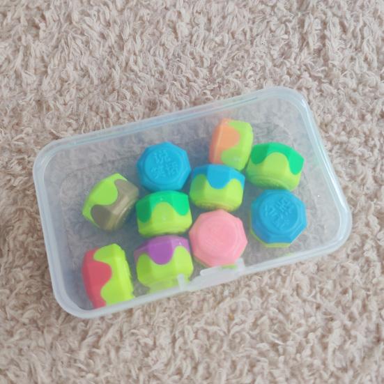 10Pcs/Set Nostalgic Stone Catching Game with Clear Box Hand-Eye Coordination Training Jacks Stone