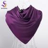 [BYSIFA] Women Scarves Wraps Bufandas Luxury Brand Ladies Matt Muslim Deep Purple Head Scarf Spring Autumn Matt Satin Scarf Cape