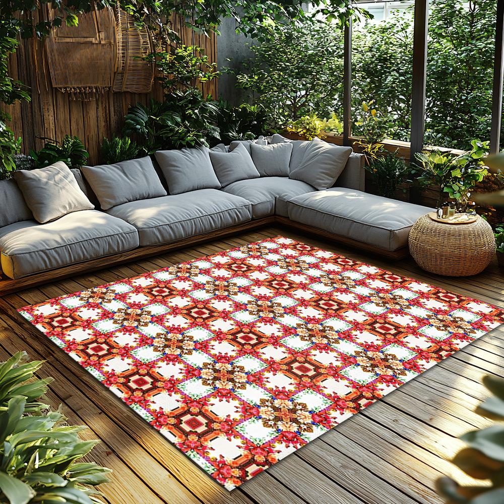 Vintage Persian Carpet Area Rug Bohemian Decor Home Decor Traditional Floor Mat Non-Slip Living Room Bedroom Floor Covering Arti