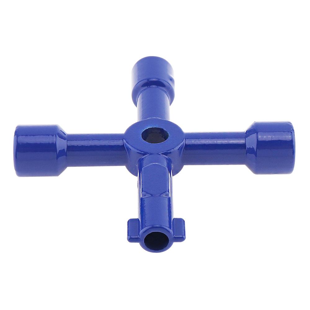 Многофункциональный ключевой ключ 4 в 1 Универсальный внутренний крестообразный треугольный сантехнический ключ