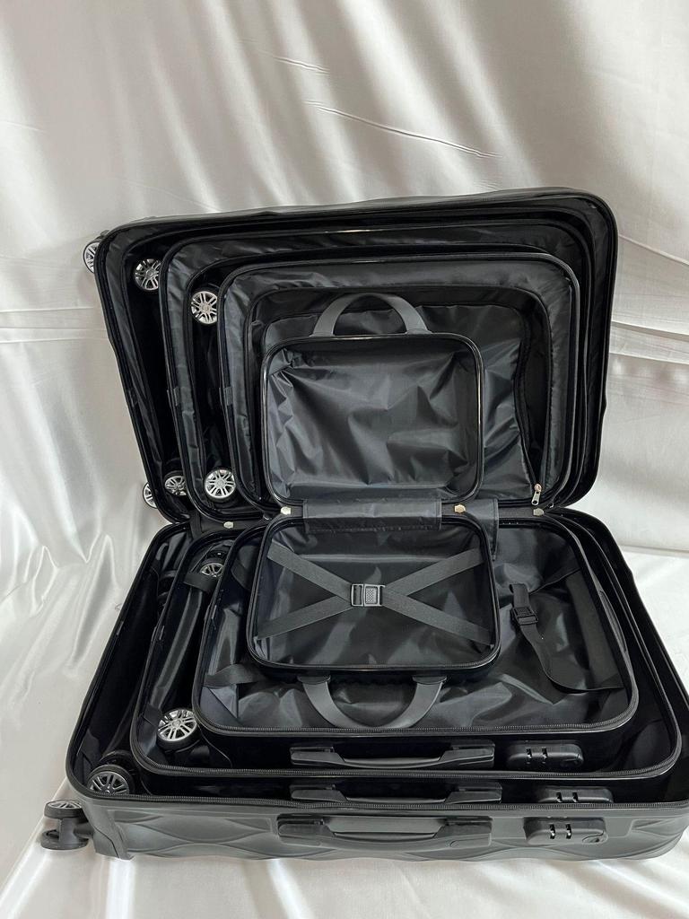 Универсальный набор чемоданов на колесиках: 28"/24"/20"/12" ABS Чемодан на колесах