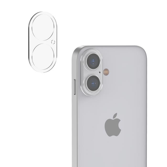Coque Silicone pour iPhone 16 et 2 Verres Trempé écran et 2 Protections Caméra - Cercle magnétique intégré Phonillico®