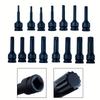 Home DIY Tool 12 Point Socket Screwdriver Bit Wrench Socket Adapter Black Color