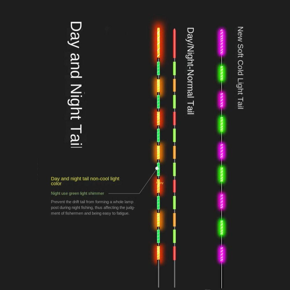 1pc Induction LED Fishing Smart Float Top Super Bright Night Fishing Float Top  Night Fishing