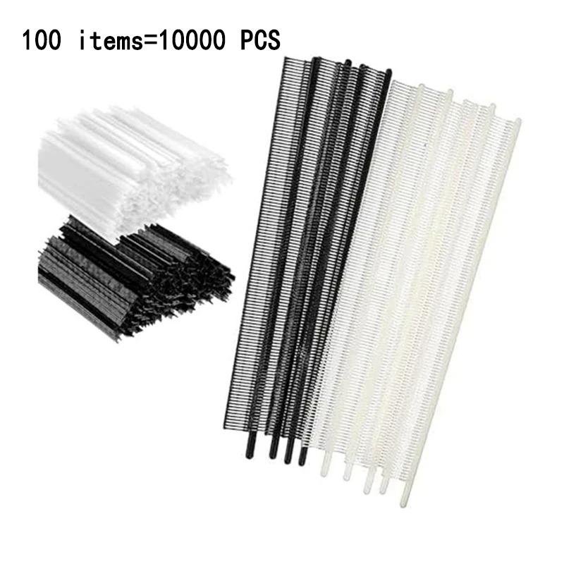 5000 шт. комплект мини-бирок, 0,5 см. бирки для одежды с зазубринами, 1000 шт. черных застежек и 1000 шт. белых застежек, прочные