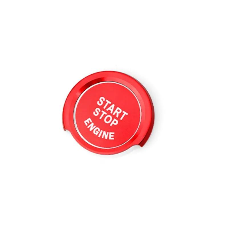 Для BMW 1 2 3 4 серии X1 F48 F20 F21 F30 F32 F33 F34 F36 F45 F46 наклейки на кнопку запуска двигателя автомобиля брелок для ключей зажигания отделка крышки