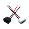 1 шт. Разъем USB Type-C Female 2-контактный, IPX5, с клеммой PH 2.0, Type C, Высокоточный, Порт для быстрой зарядки, с монтажным проводом