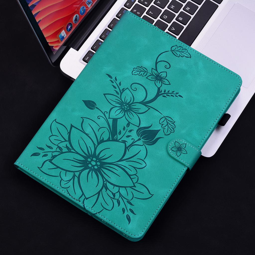 Для Samsung Galaxy Tab S6 (Версии:СМ-Т860 (Wi-Fi); СМ-Т865 (LTE)).Чехол для планшета из искусственной кожи с изысканным цветочным тиснением