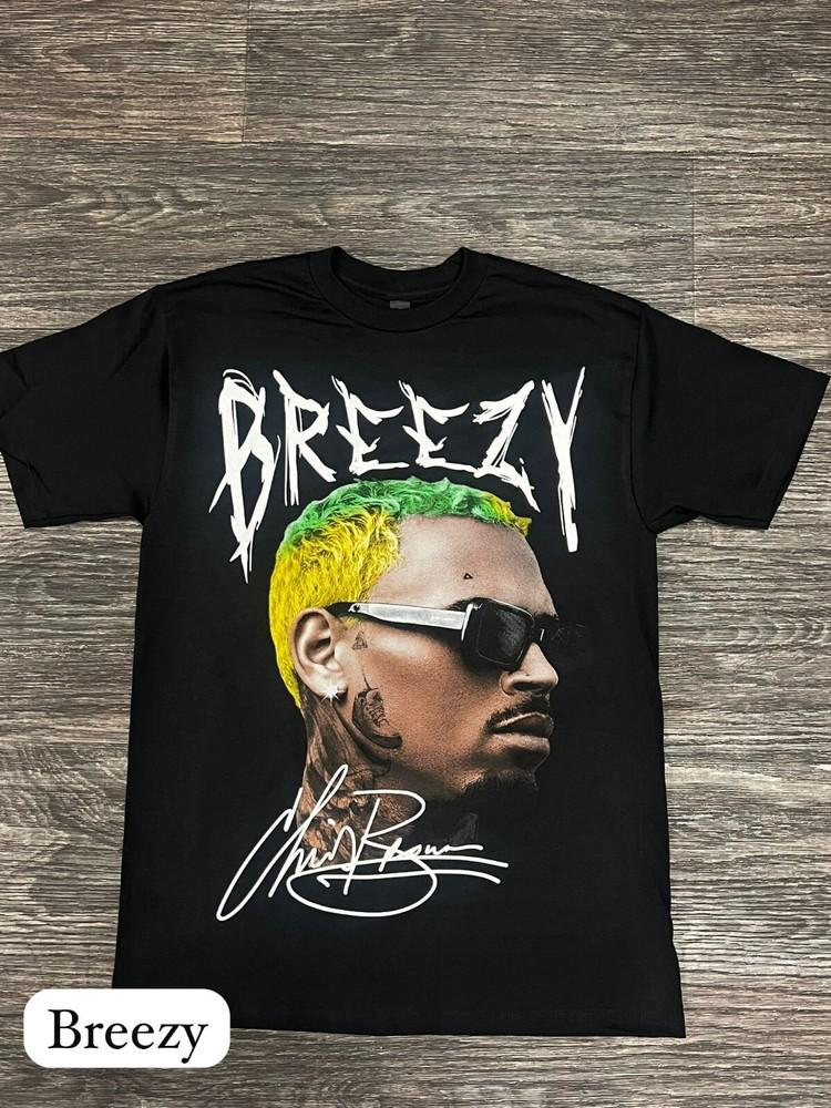 Крис Браун Артист R&B Графическая футболка Маленькая-XXL Унисекс Футболка
