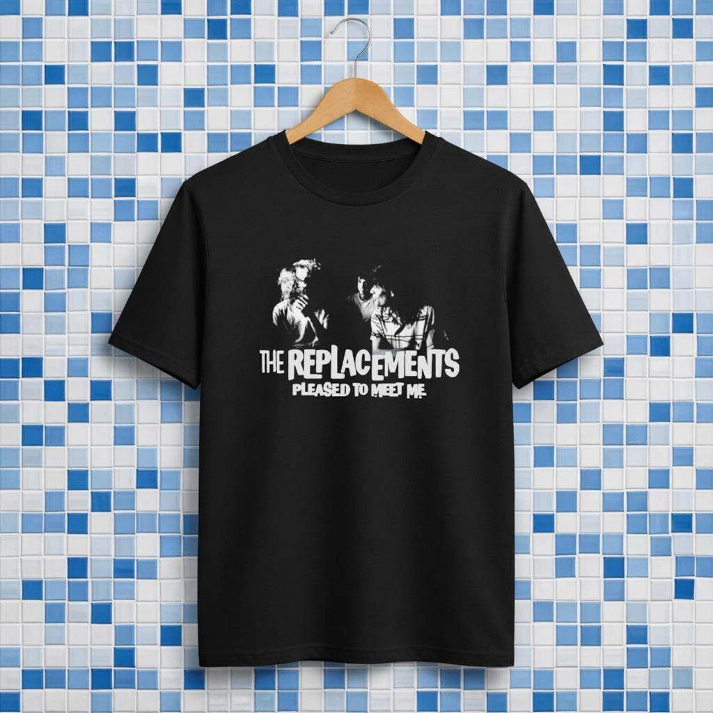 The Replacements Pleased To Meet Me Premium Ultra Cotton Black T-Shirt