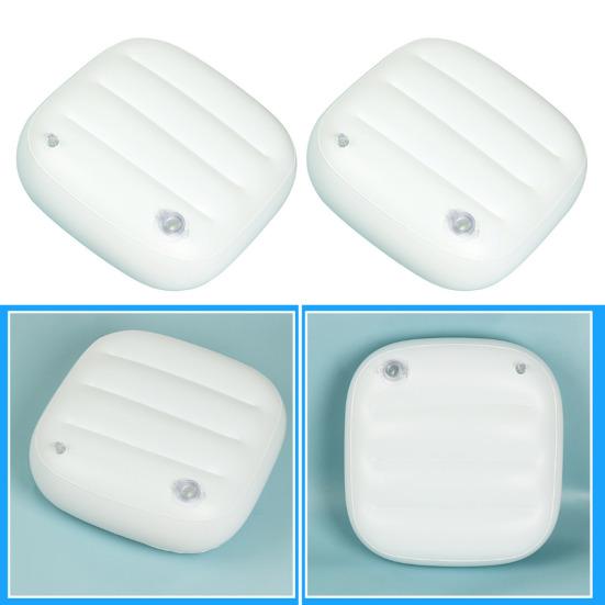 1/2 шт. надувное сиденье для гидромассажной ванны, устойчивое к царапинам, эргономичная поддержка осанки, подушка для ванны, простое в использовании сиденье-бустер, портативные аксессуары для гидромассажной ванны