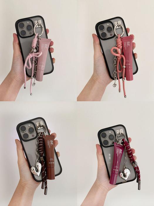 BE ON TIME Веганский Пушистый Брелок-Плампер Набор 03 Молочный Виноград 10г