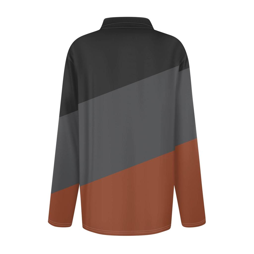 Женская модная повседневная рубашка с короткими рукавами и принтом с лацканами, женские топы на пуговицах