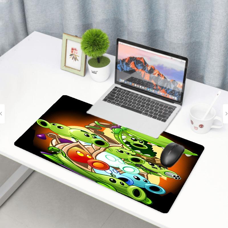 Plants vs. Zombies Print Mouse Pad, Anti‑Slip Desktop keyboard Mat, for PC Laptop Gaming Working Daily Use, Cool Festival Surprise Gift