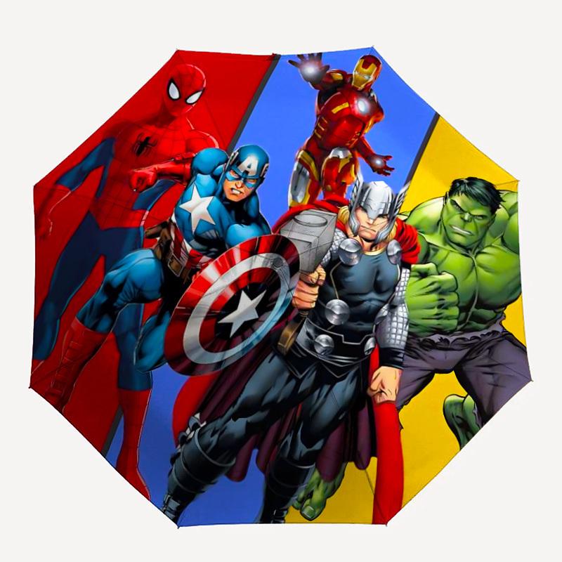 1pc Avengers Automatic Folding Umbrella, 8-Rib Portable & Foldable Design, All-Season Use, Highqualityy0722059