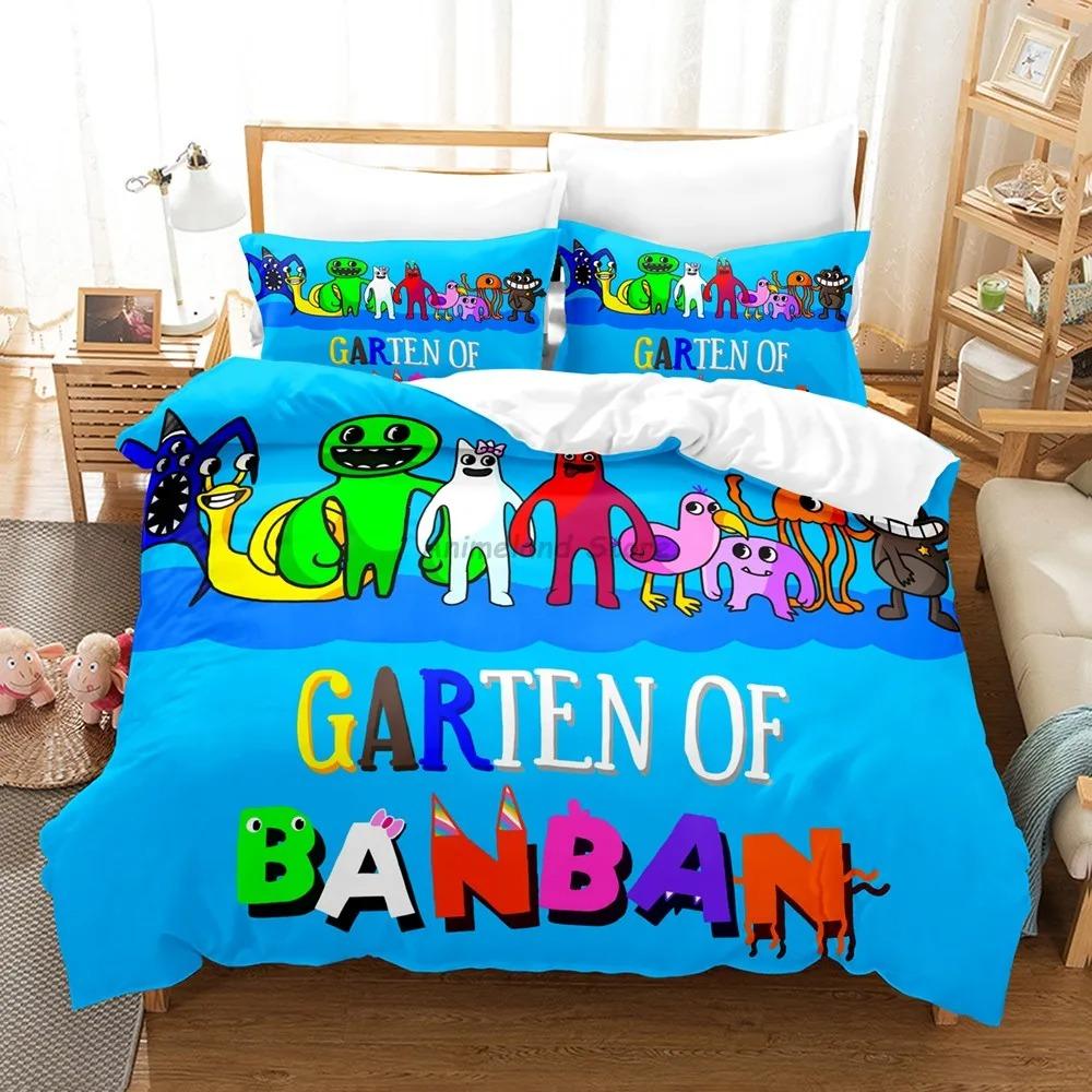 3D Роскошные Постельные Комплекты Garten of Banban Детские Мальчиковые Игровые Комплект Пододеяльника Односпальный Кинг Квин Полный Полуторный Размер Постельное Белье Наволочки