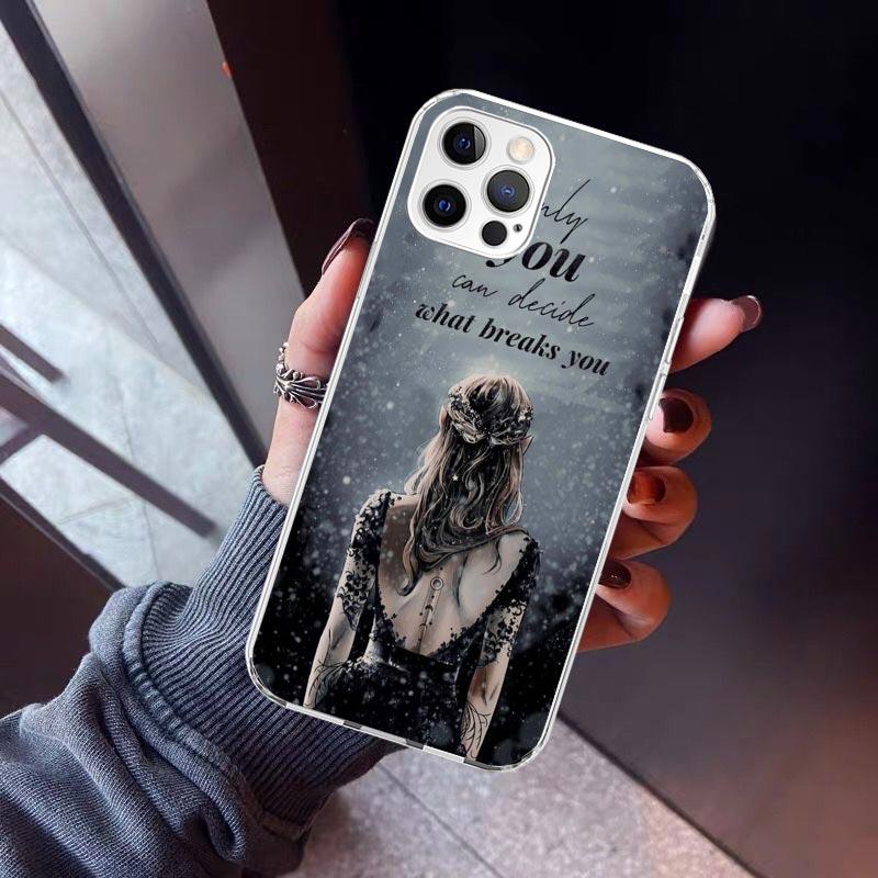 A Court Of Mist And Fury Phone Case For iPhone 17 Air 11 13 Mini 14 15 Plus 16 12 Pro Max 16E SE 7 8 Pattern Soft TPU Back Cover