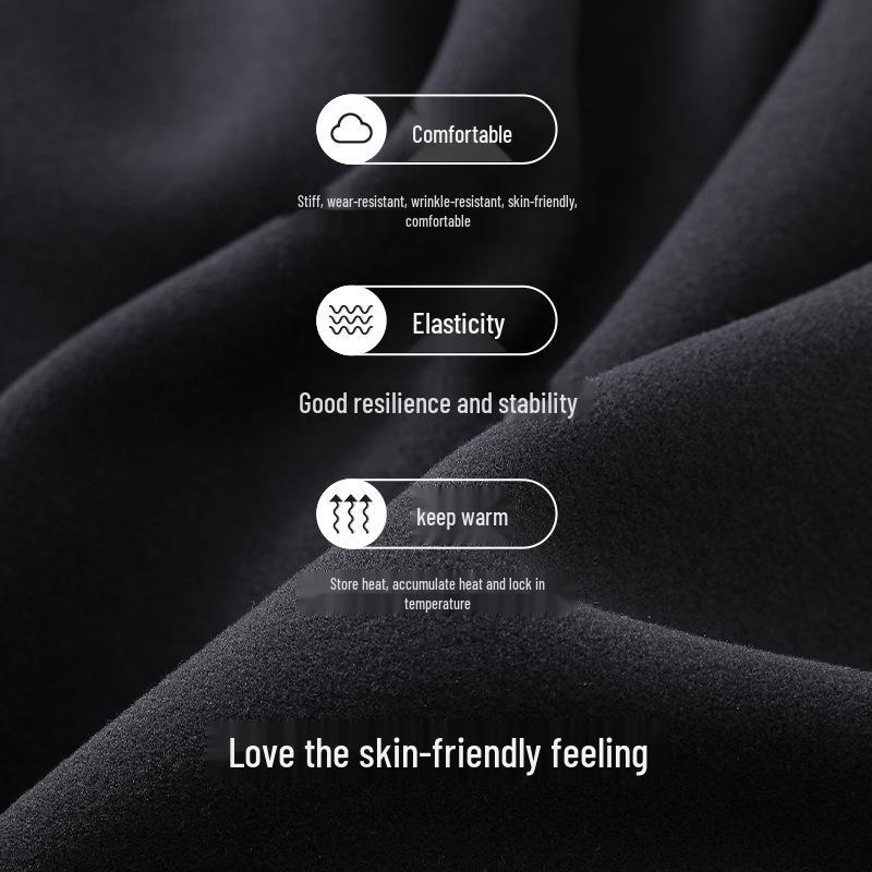 Женские ветрозащитные спортивные штаны с высокой посадкой: Уютные и теплые осенне-зимние повседневные брюки свободного кроя.