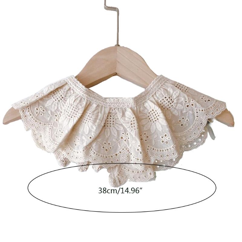 Detachable Fake Collar Children Clothes Cotton Shawl for Little Girl Korean Kids Clothes Accessiory