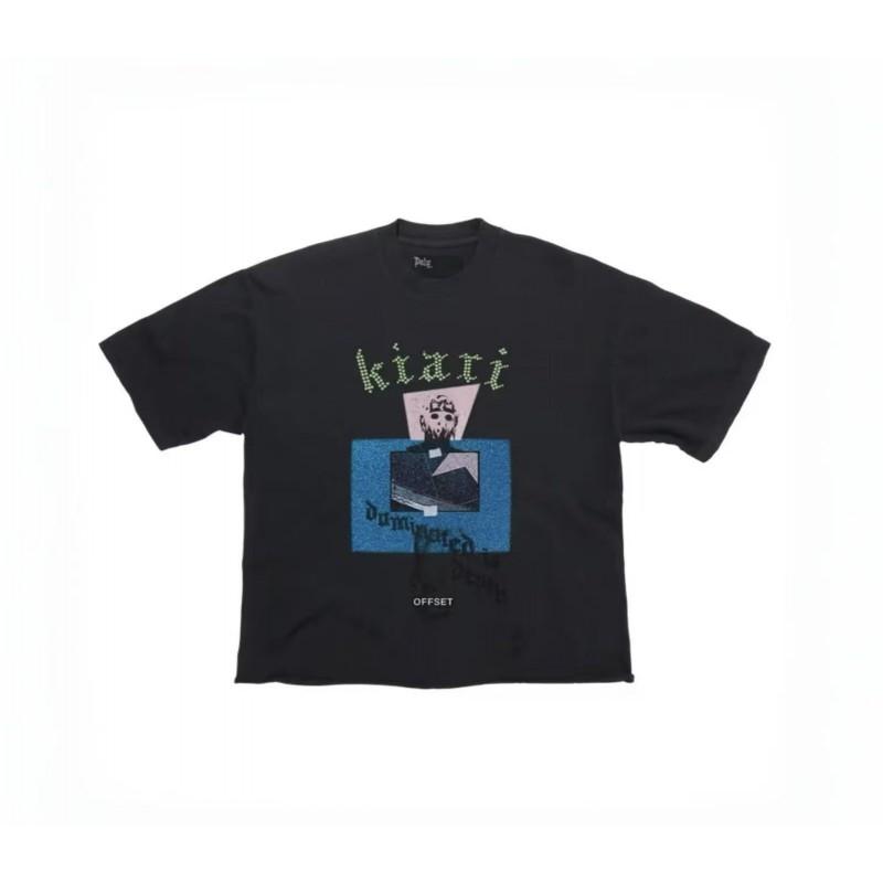 Vintage Washed Cotton Oversized Streetwear Tee Men Women 2026 Loose Fit Graphic Short Sleeve T-Shirt