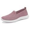 Shoes Women's Casual New Soft Sole Lightweight Middle-aged and Elderly Mother Shoes Fly-woven Breathable Casual Shoes Foreign Trade Women's Shoes